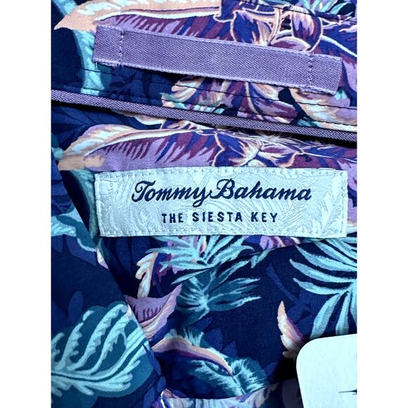 Tommy Bahama Siesta Key Night Flower Shirt Button Up Long Sleeves Multi M S NWT - Picture 9 of 11